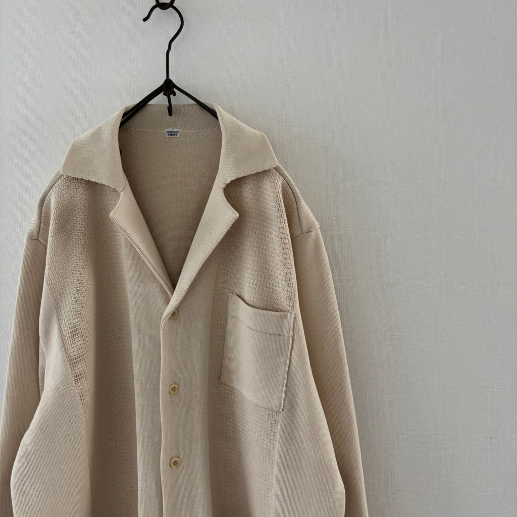 cleaveland <br> "The new world" <br> OC/cardigan long sleeve Raw white