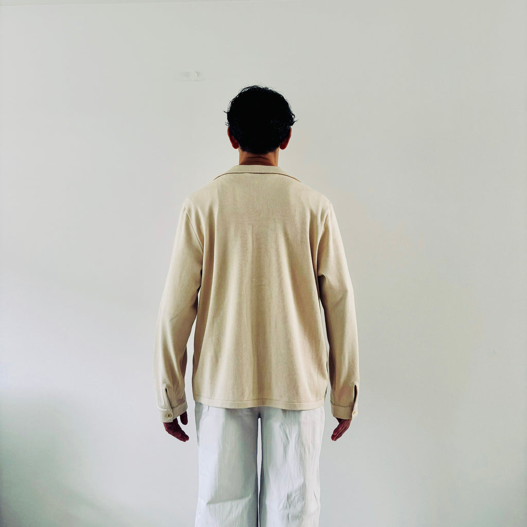 cleaveland <br> "The new world" <br> OC/cardigan long sleeve Raw white