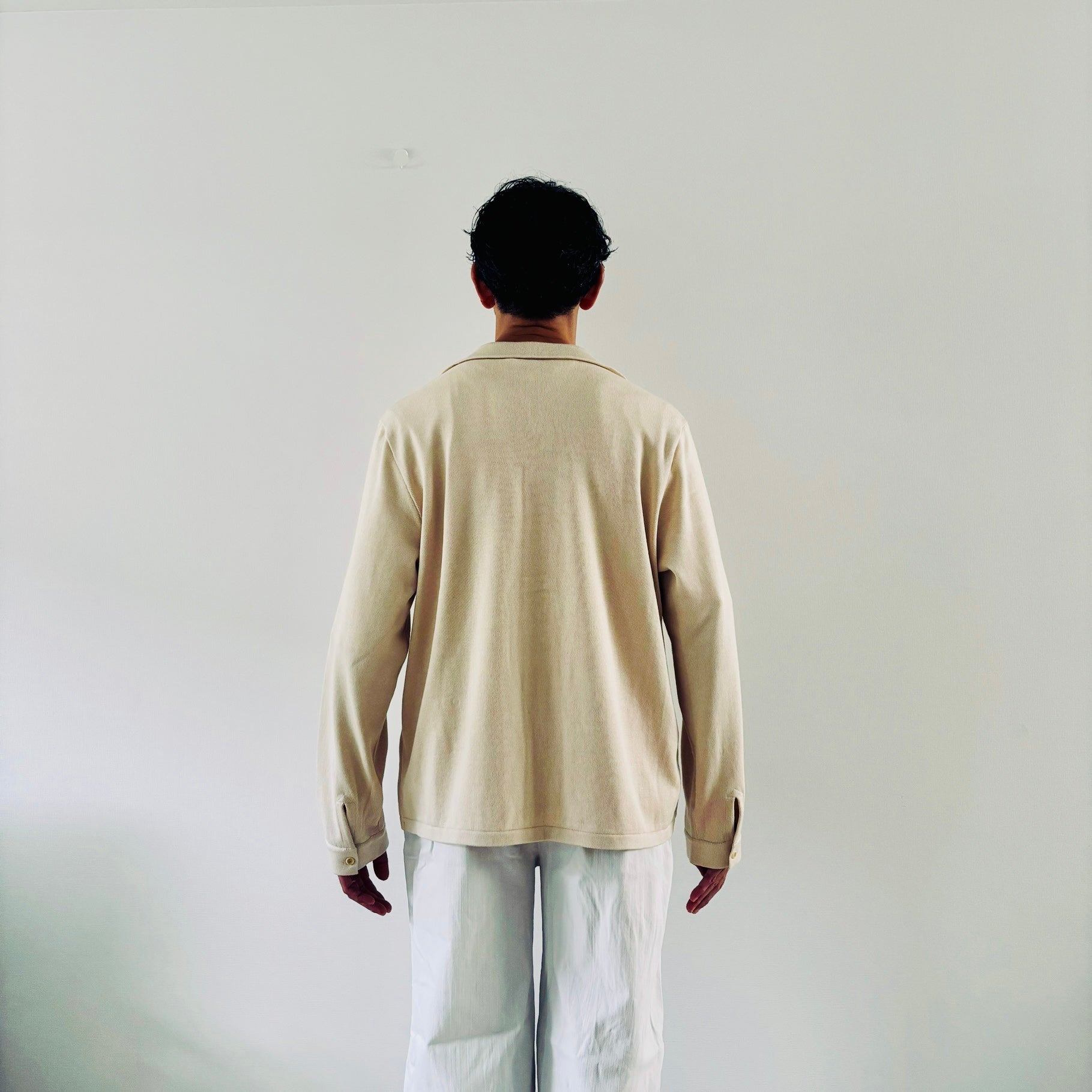 cleaveland <br> "The new world" <br> OC/cardigan long sleeve Raw white
