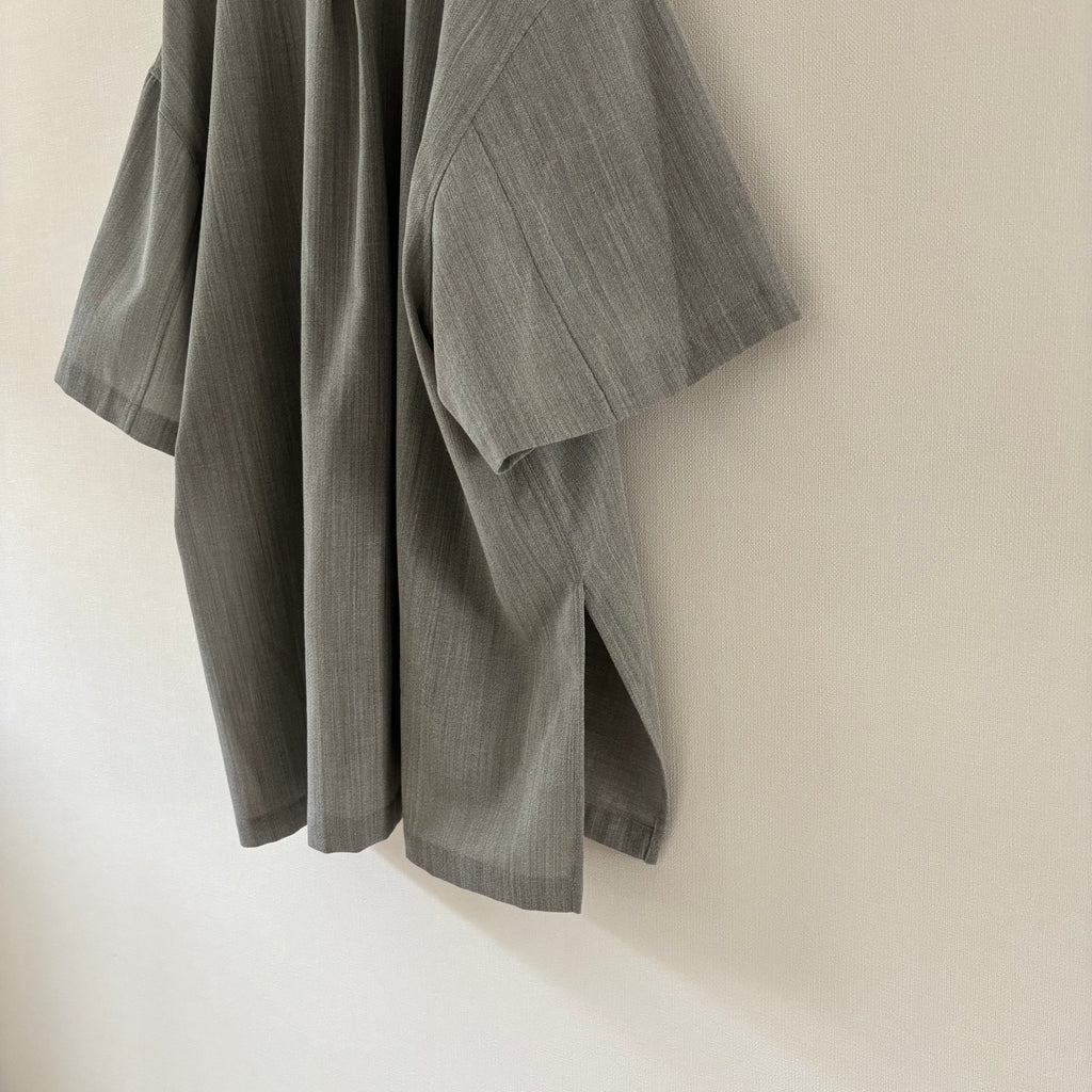 cleaveland×BELLA MOLNAR <br> : to order <br>  “Aunt’s blouse originals s/sleeve“ ice wool