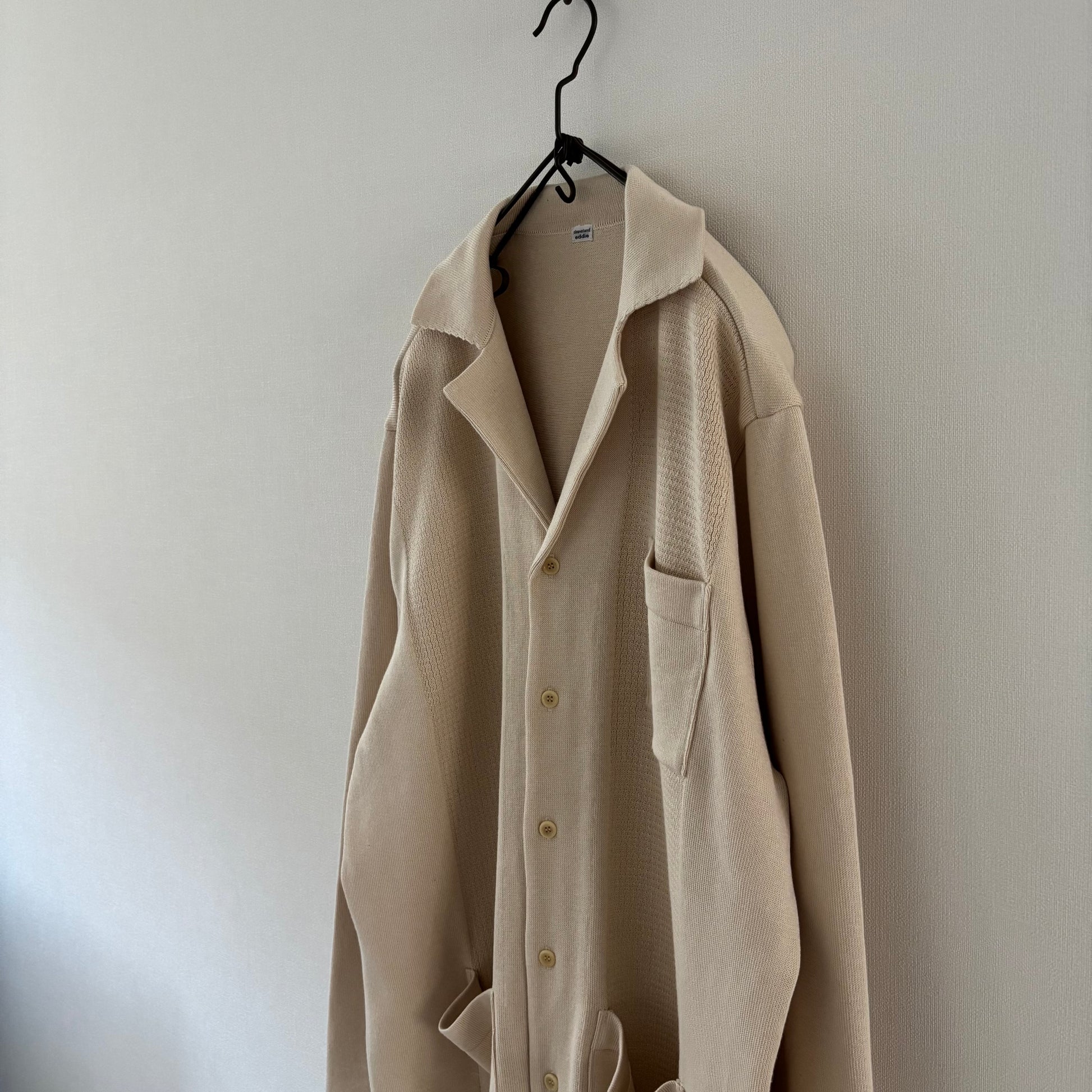 cleaveland <br> "The new world" <br> OC/cardigan long sleeve Raw white