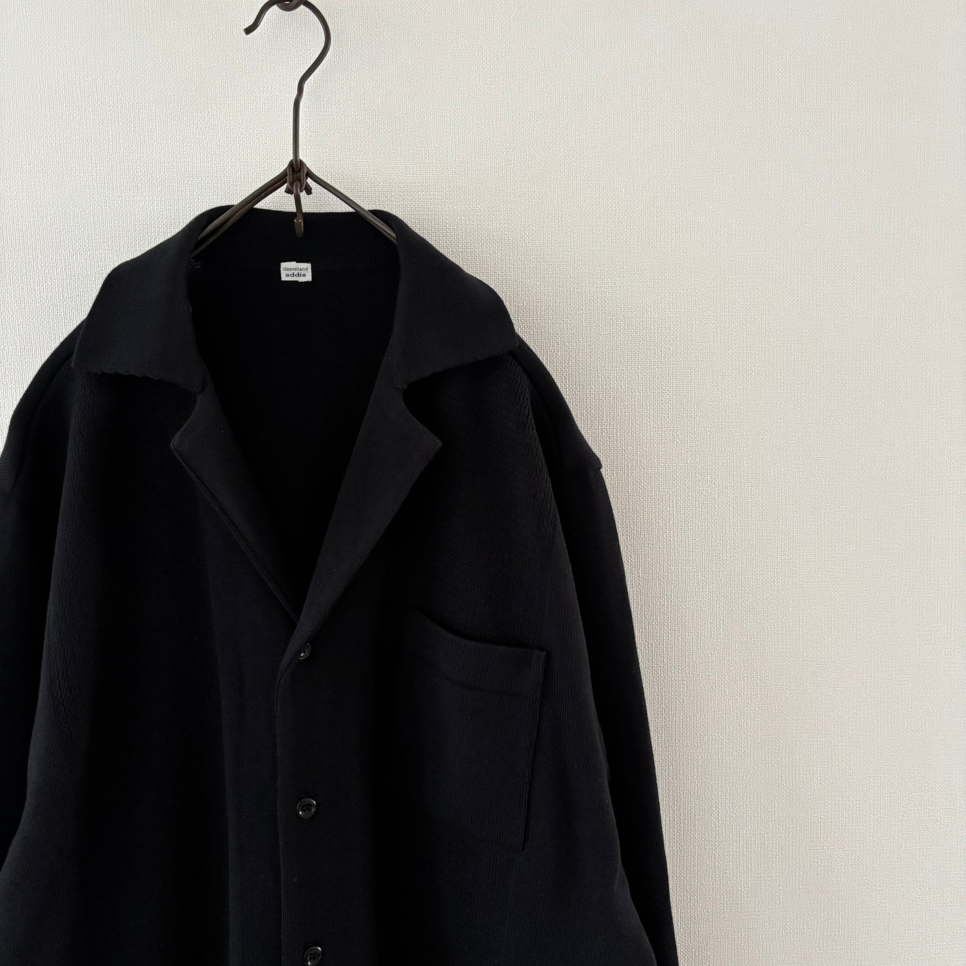 cleaveland <br> "The new world" <br> OC/cardigan long sleeve Black