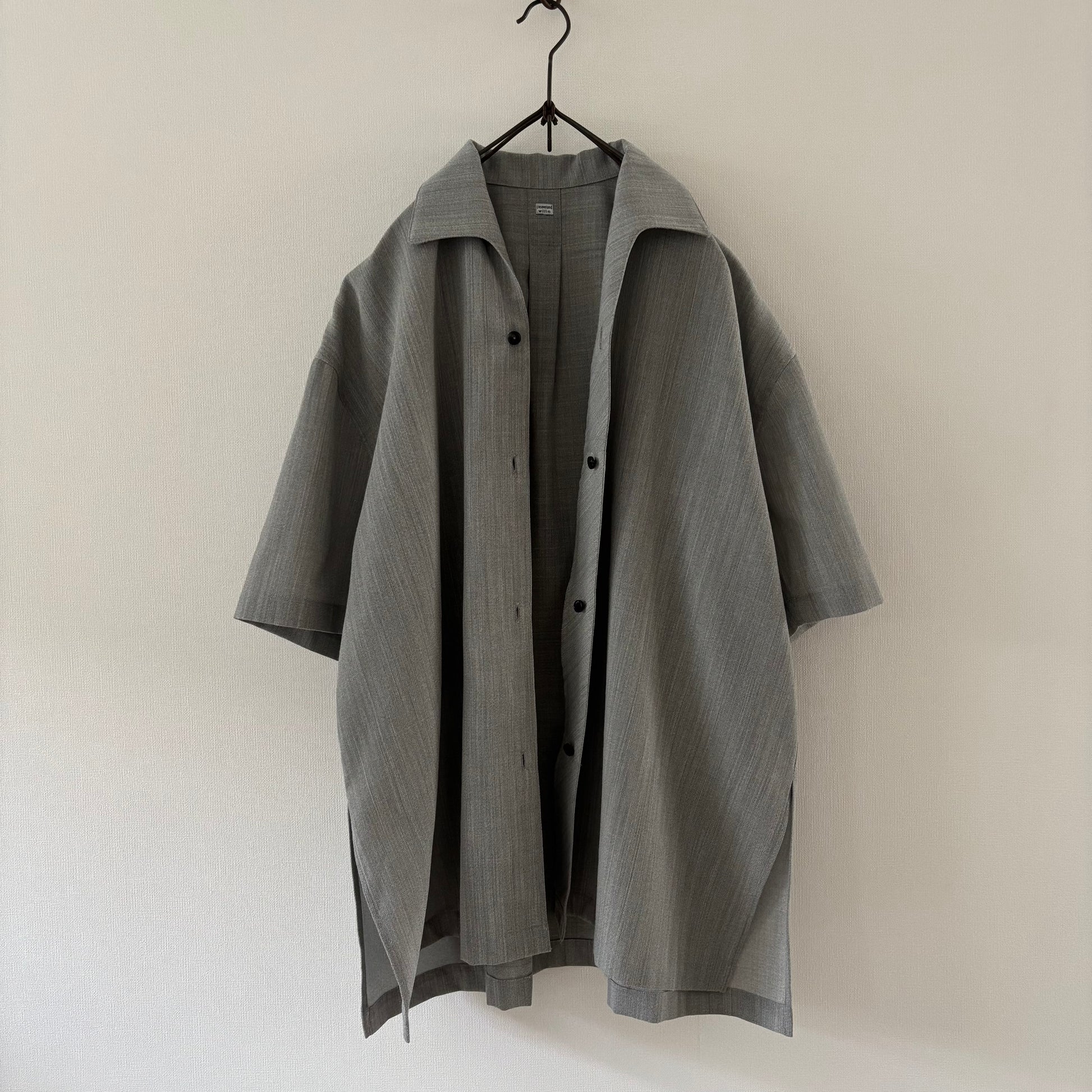 cleaveland×BELLA MOLNAR <br> : to order <br>  “Aunt’s blouse originals s/sleeve“ ice wool