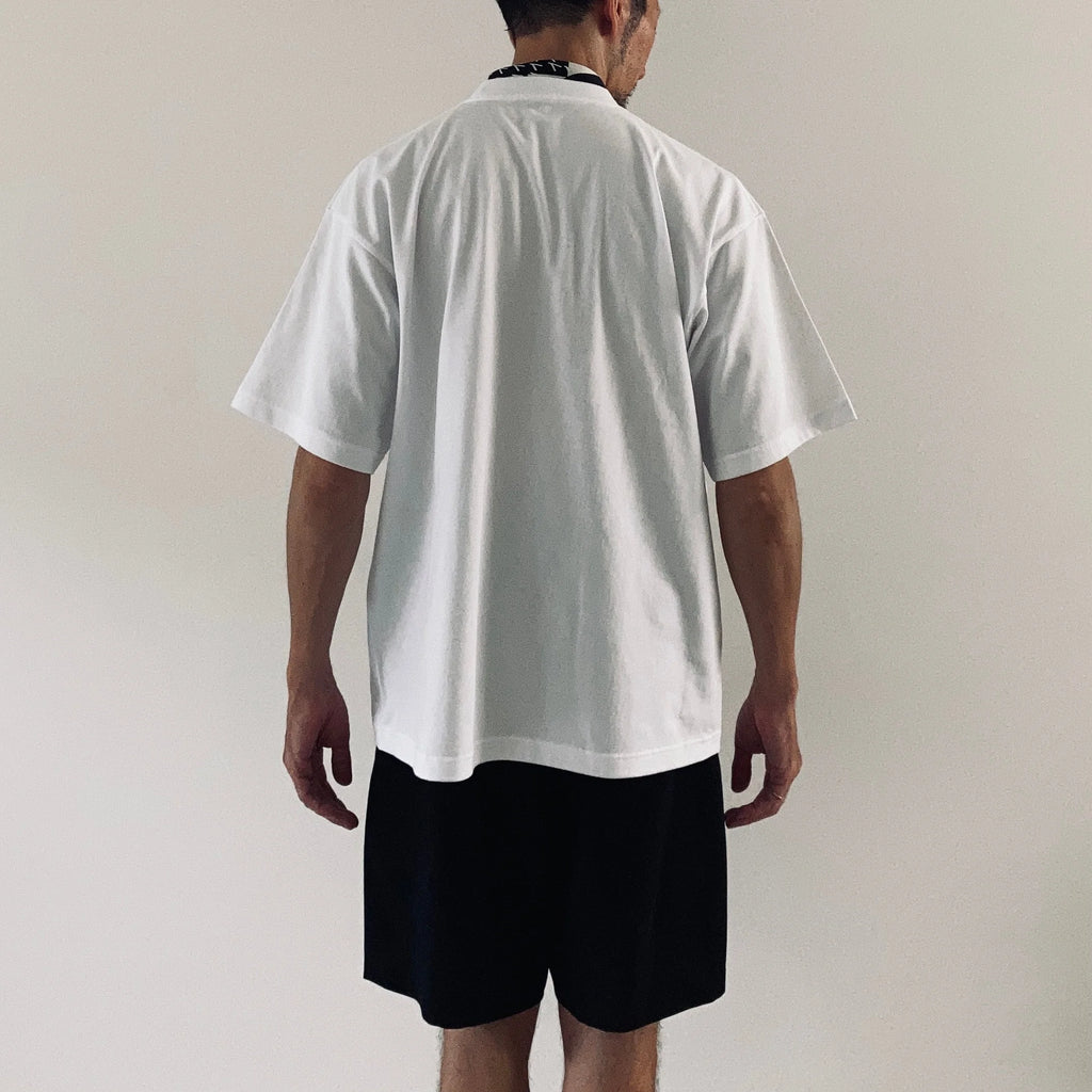 cleaveland   <br>   ”wasn’t saying”   <br> C/pullover Short sleeve White