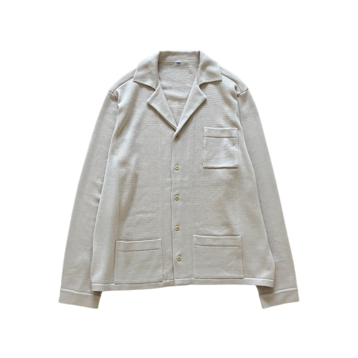 cleaveland <br> "The new world" <br> OC/cardigan long sleeve Raw white