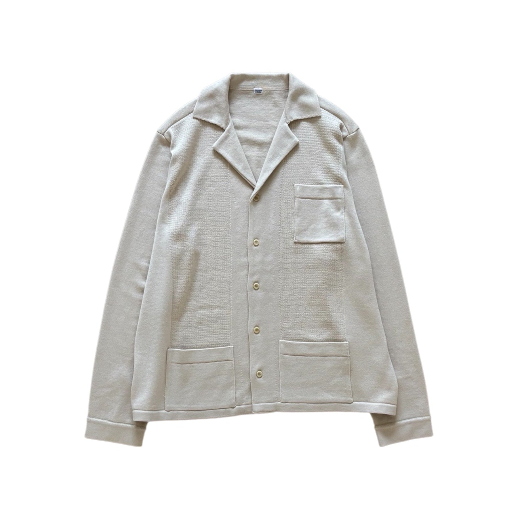 cleaveland <br> "The new world" <br> OC/cardigan long sleeve Raw white