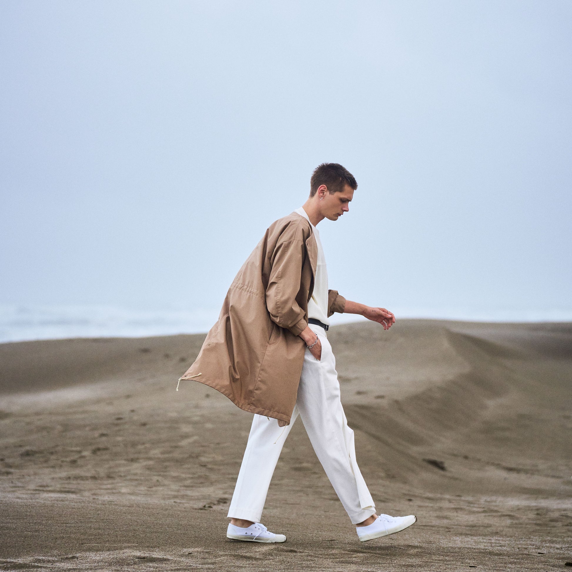 cleaveland×BELLA MOLNAR<br> : commander<br> Manteau de jeu en sergé MM