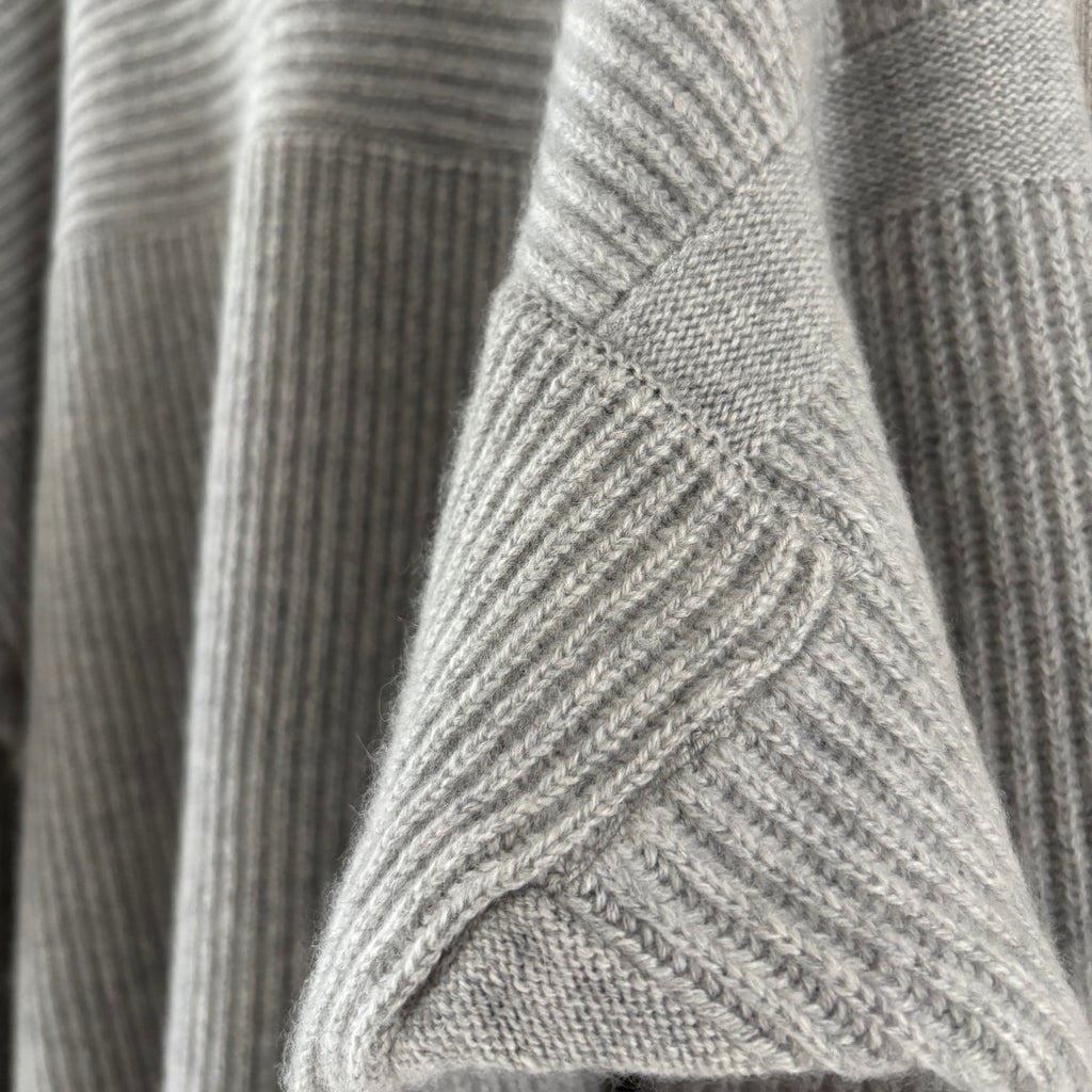 cleaveland <br> "The new world" <br> C/pullover long sleeve l,gray Pure cashmere