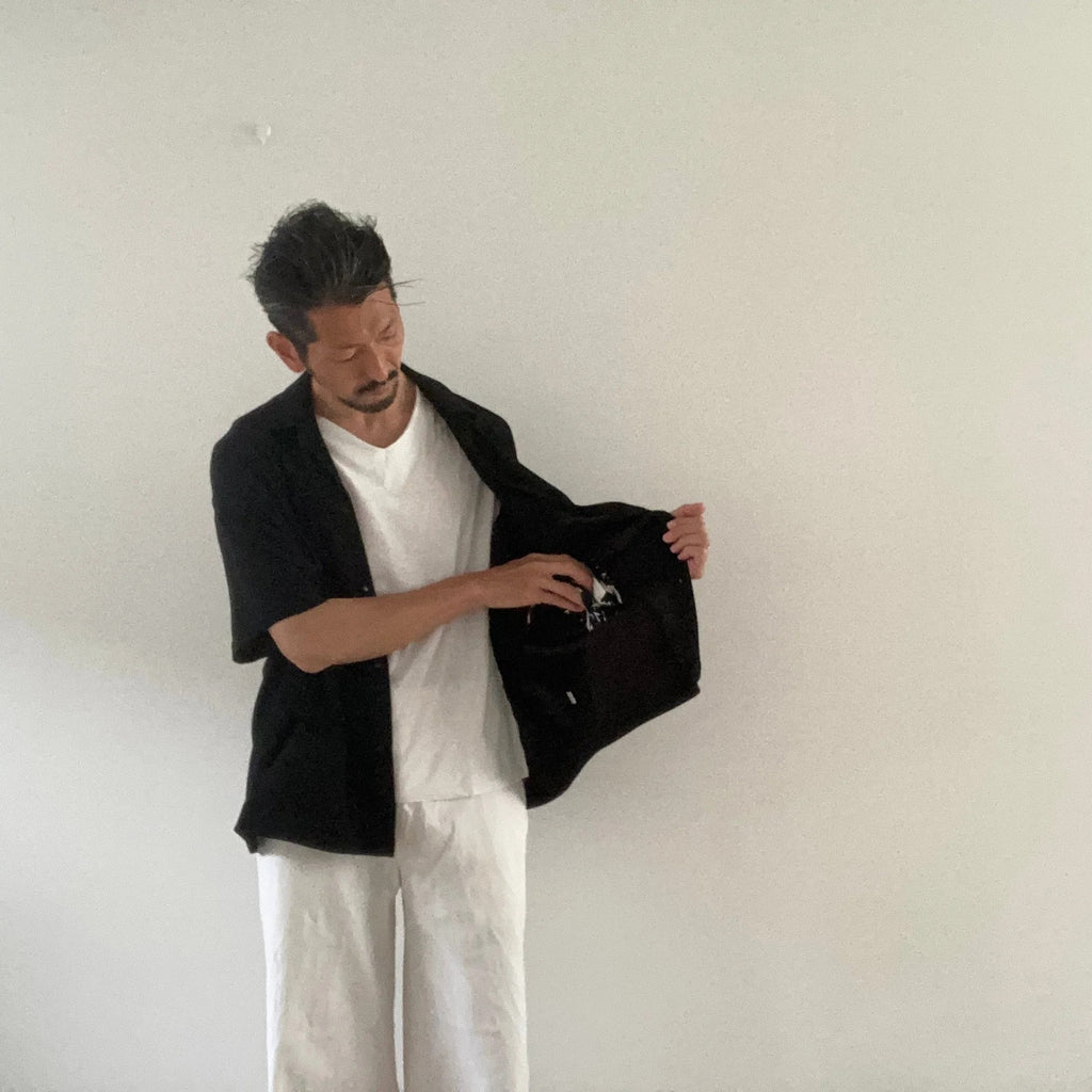 cleaveland×BELLA MOLNAR <br>  : to order <br>  “PARADISE SHIRT “  ice wool