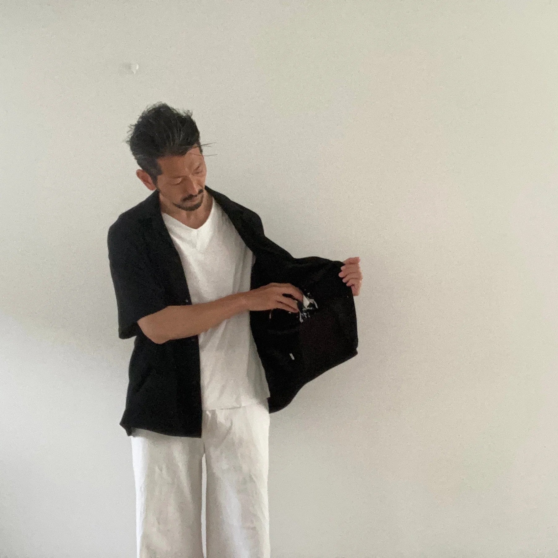 cleaveland×BELLA MOLNAR <br>  : to order <br>  “PARADISE SHIRT “  ice wool