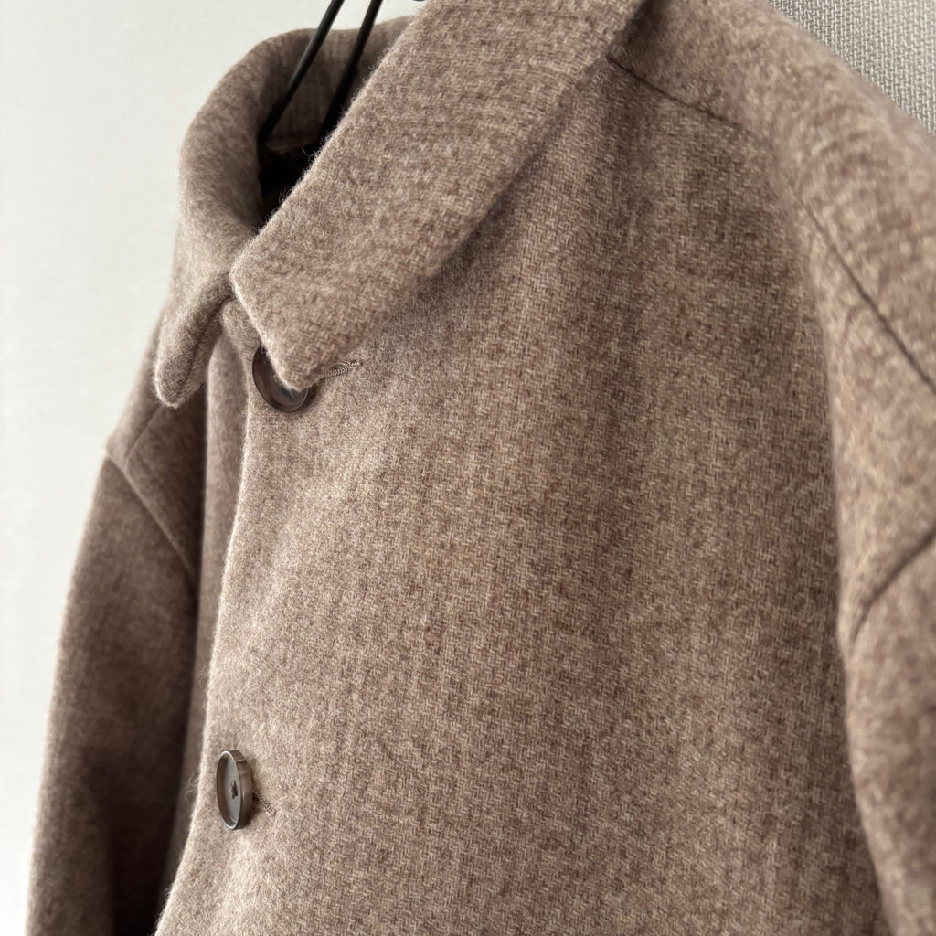 cleaveland×BELLA MOLNAR <br> : to order <br>  “Car coat ” wf frannel