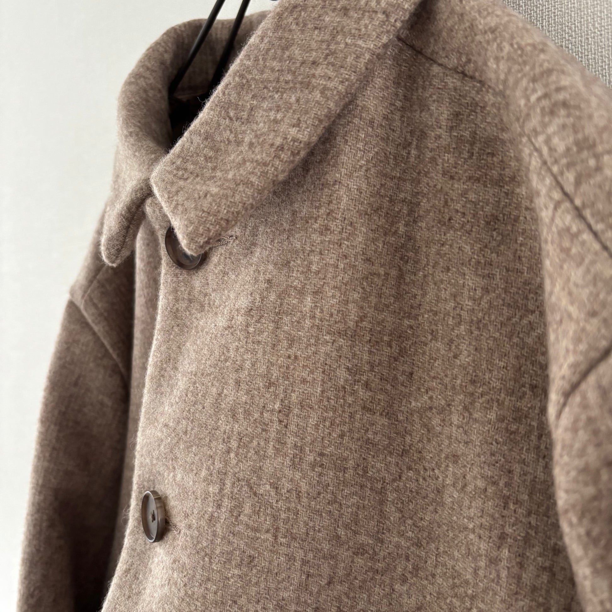 cleaveland×BELLA MOLNAR <br> : to order <br>  “Car coat ” wf frannel