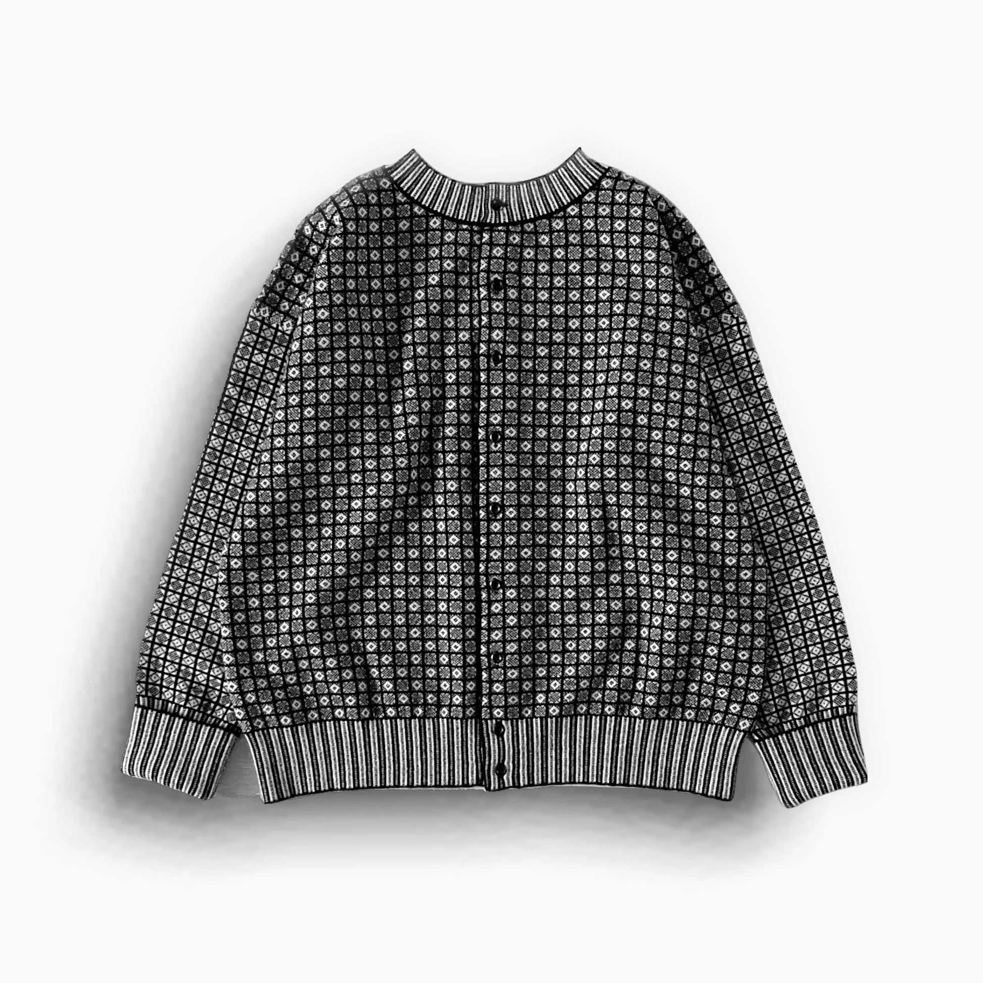 cleaveland <br> “Small town” <br> Re/cardigan Black mw