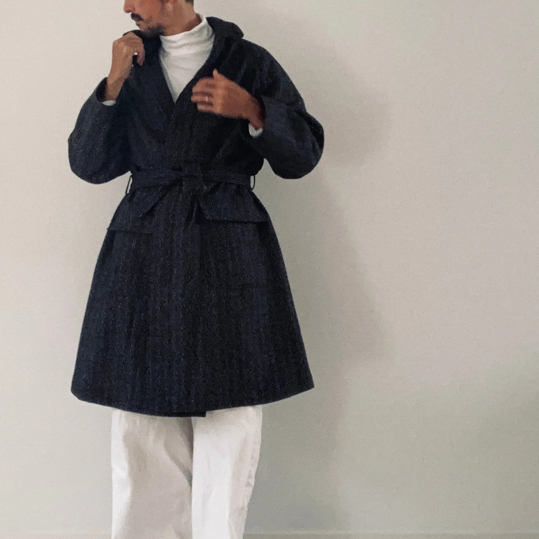 cleaveland×BELLA MOLNAR <br> : to order <br>  “Uncle’s coat ” saptweed