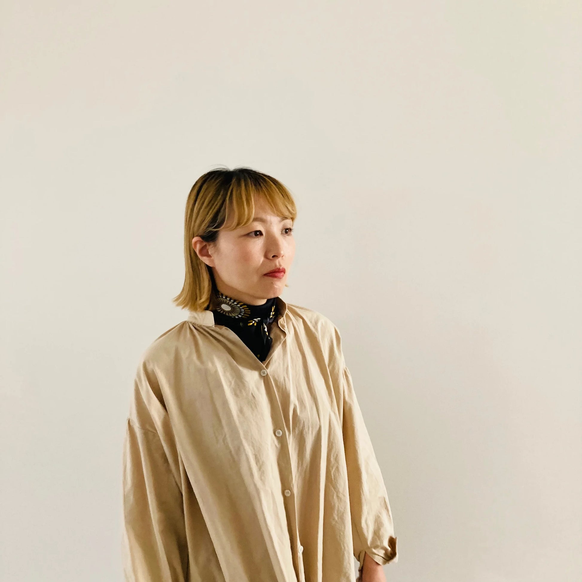 cleaveland×BELLA MOLNAR  <br> “Tsugomori ~晦~” scarf