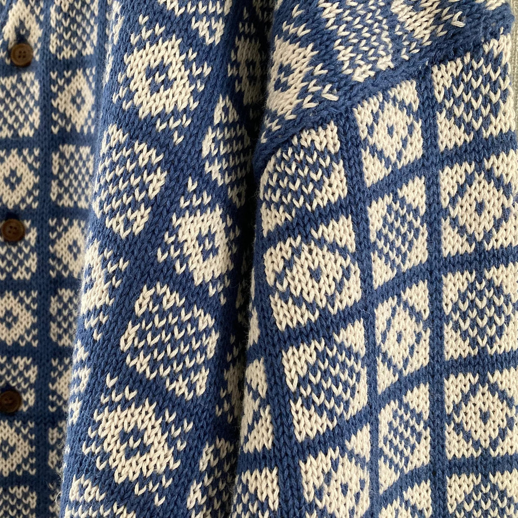 cleaveland ST~déformation~  V/Jacket long sleeve Blue