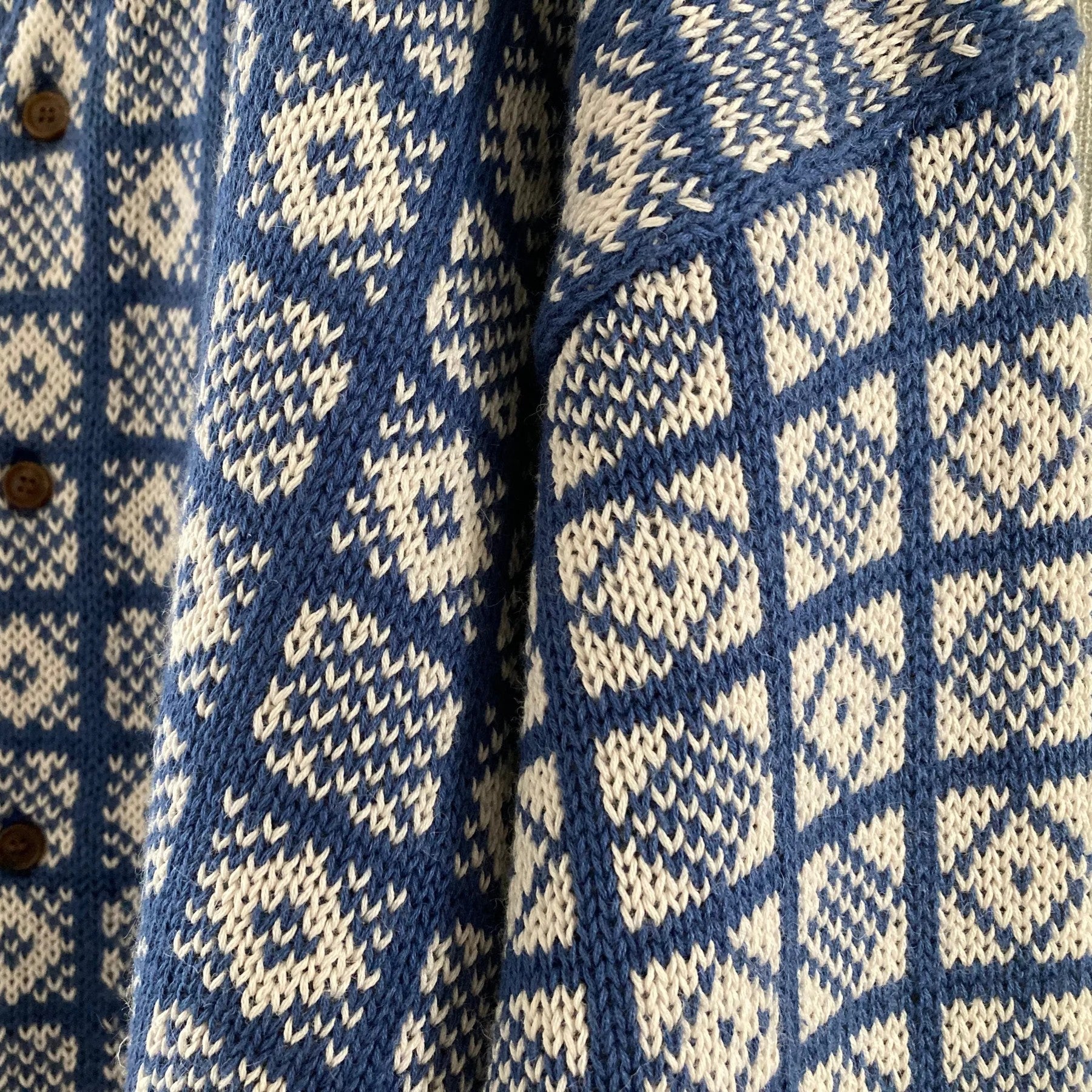 cleaveland ST~déformation~  V/Jacket long sleeve Blue