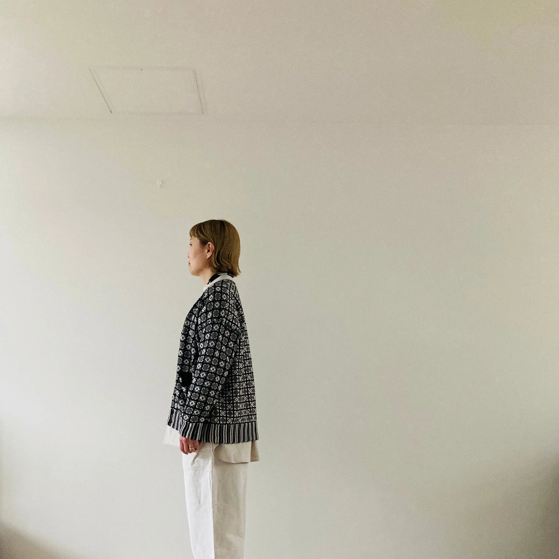 cleaveland ST~déformation~  V/Jacket long sleeve Blue
