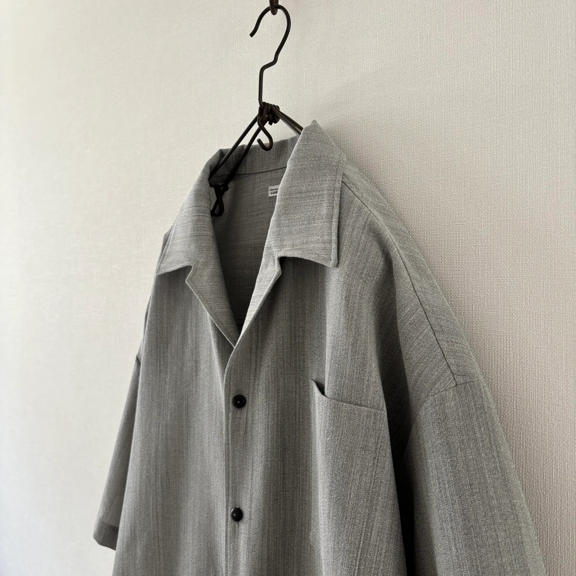 cleaveland×BELLA MOLNAR <br>  : to order <br>  “PARADISE SHIRT “  ice wool