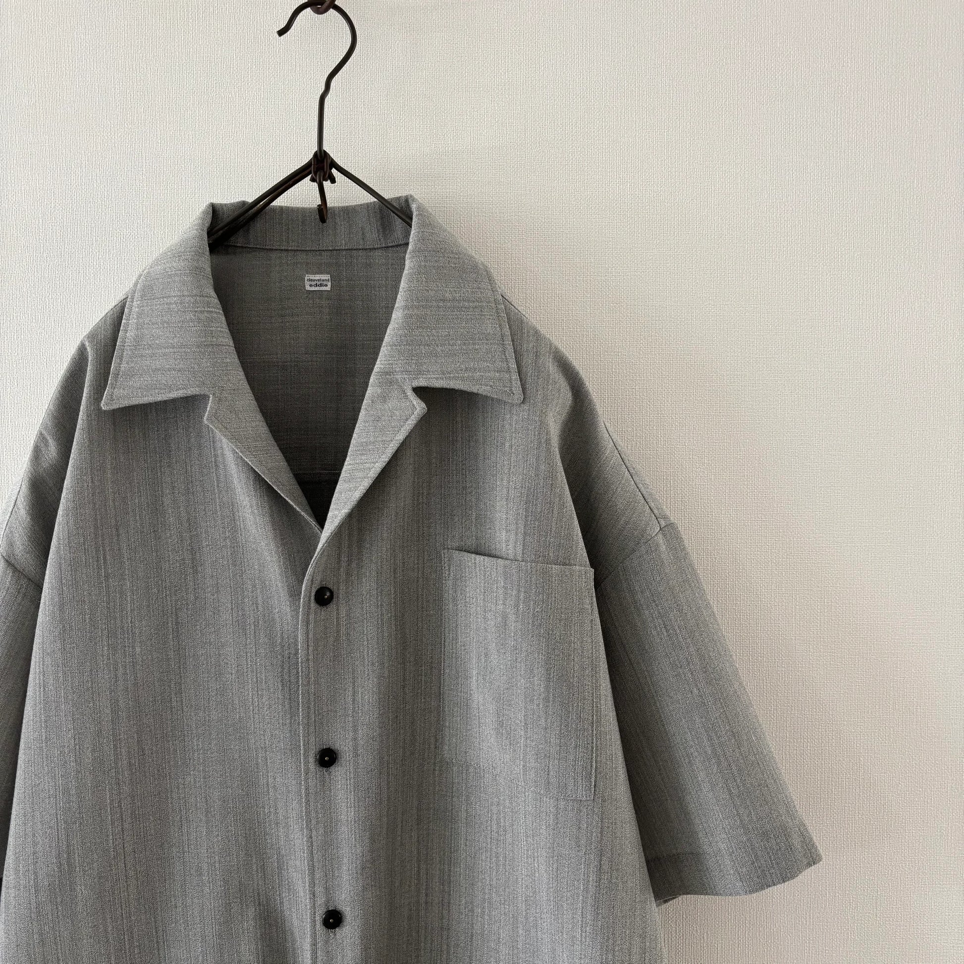 cleaveland×BELLA MOLNAR <br>  : to order <br>  “PARADISE SHIRT “  ice wool