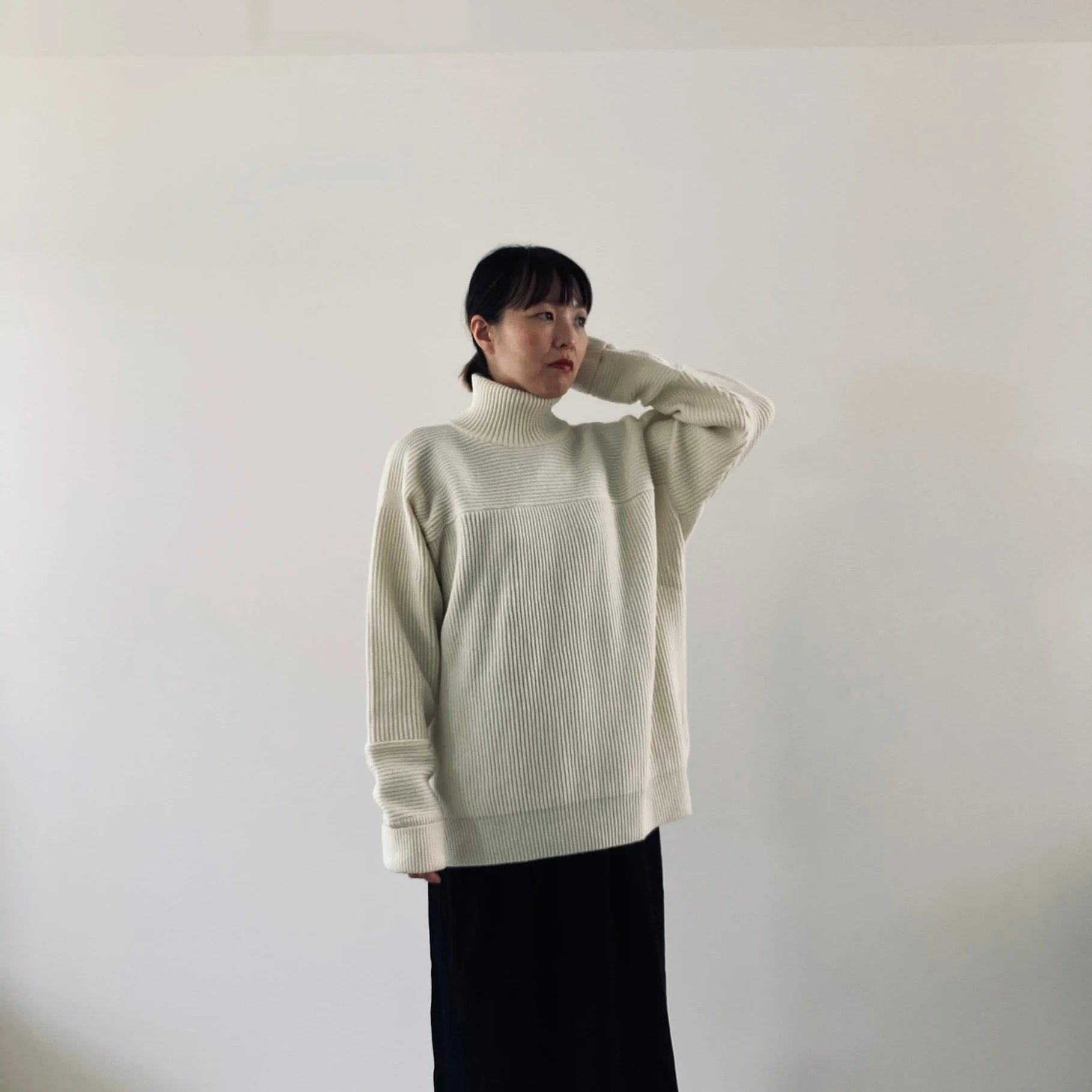 cleaveland <br> "The new world" <br> H/pullover long sleeve Off white