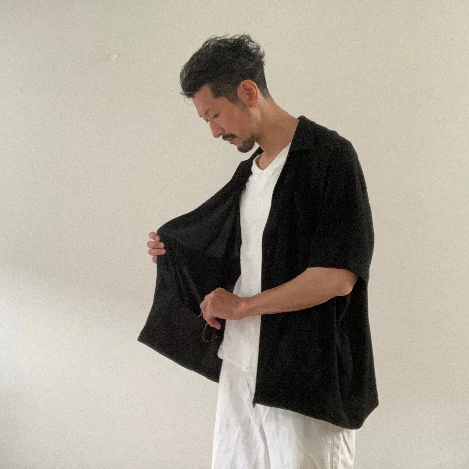 cleaveland×BELLA MOLNAR <br>  : to order <br>  “PARADISE SHIRT “  ice wool