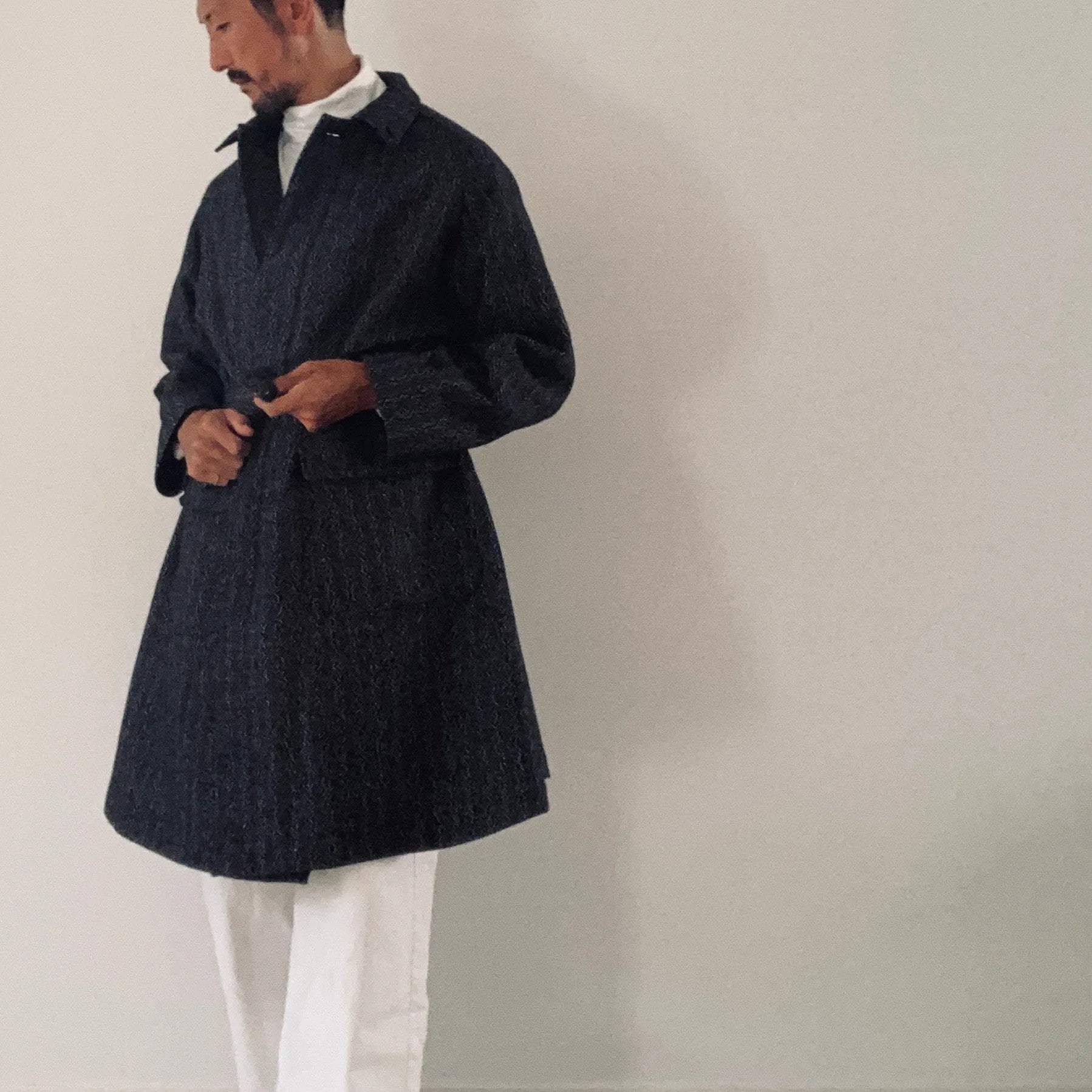 cleaveland×BELLA MOLNAR <br> : to order <br>  “Uncle’s coat ” saptweed