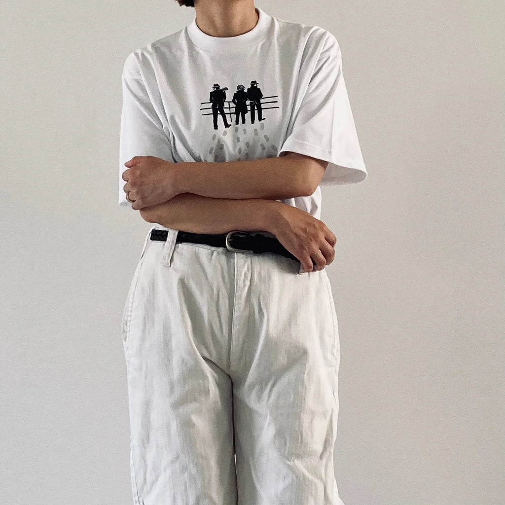 cleaveland   <br>   ”wasn’t saying”   <br> C/pullover Short sleeve White