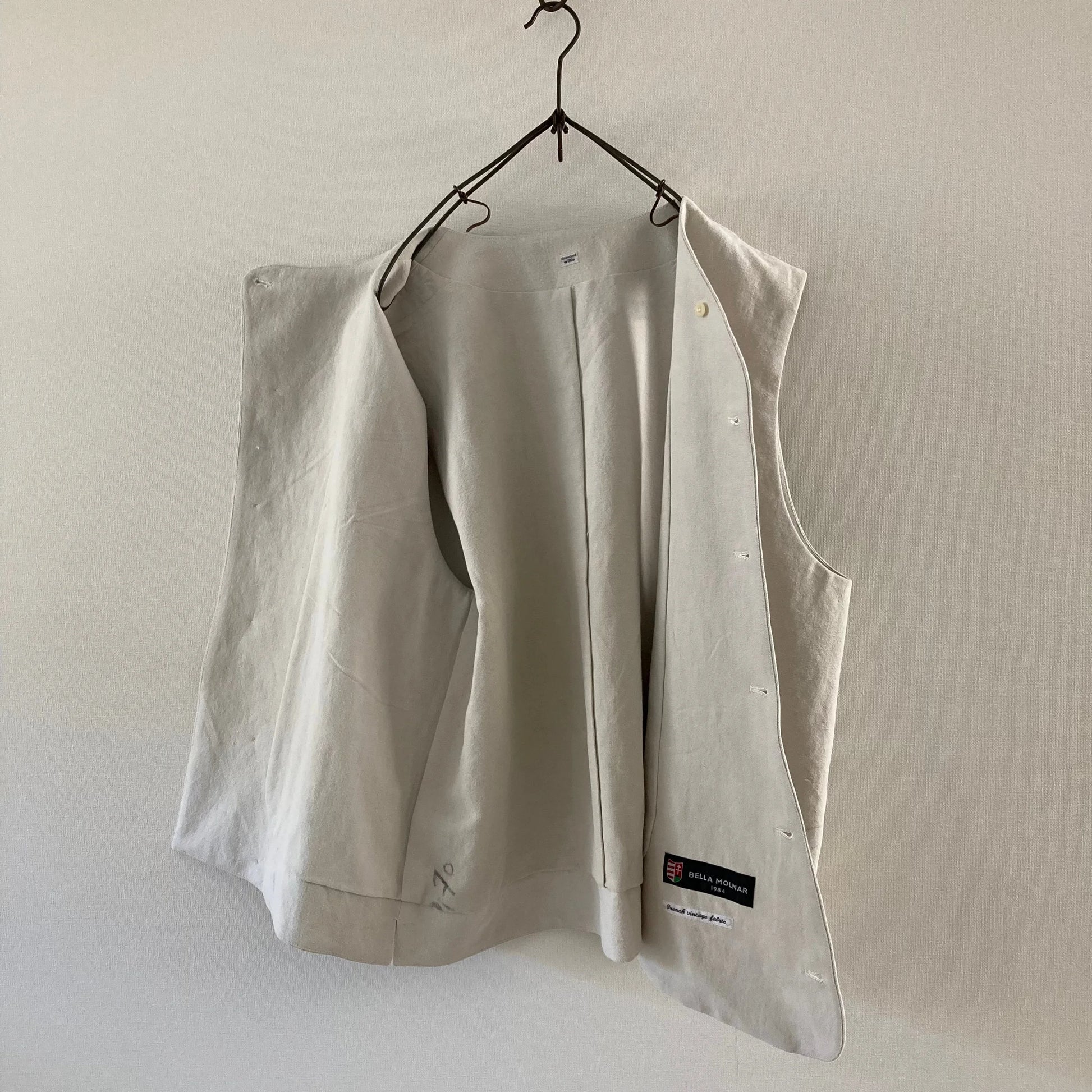 cleaveland ×BELLA MOLNAR <br> “Play vest“ <br> MUSO tailoring willie(big)001