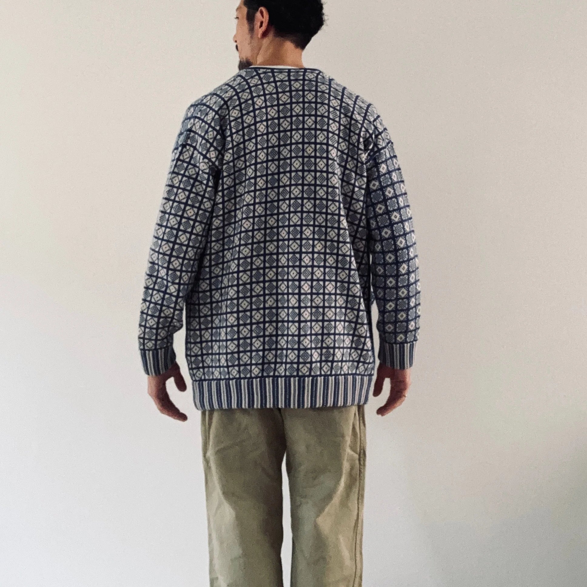 cleaveland ST~déformation~  V/Jacket long sleeve Blue