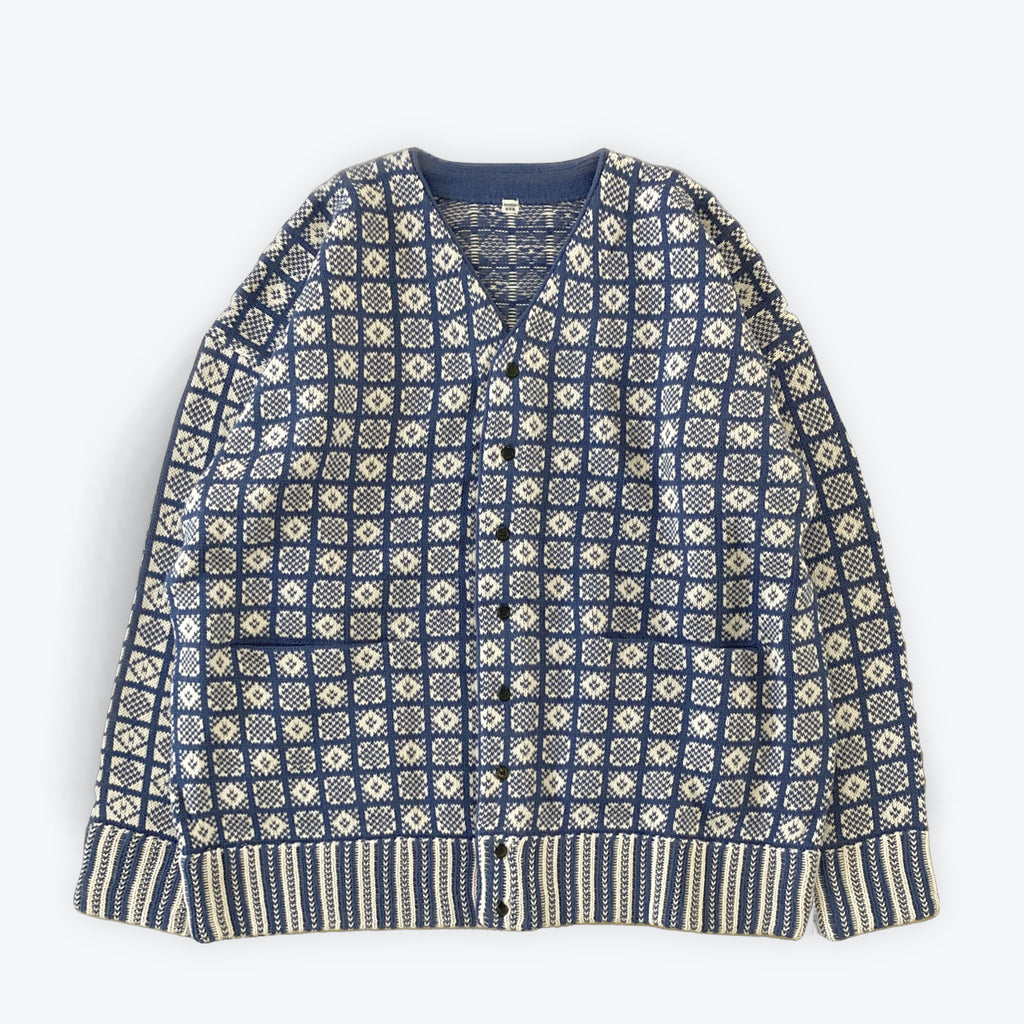 cleaveland ST~déformation~  V/Jacket long sleeve Blue