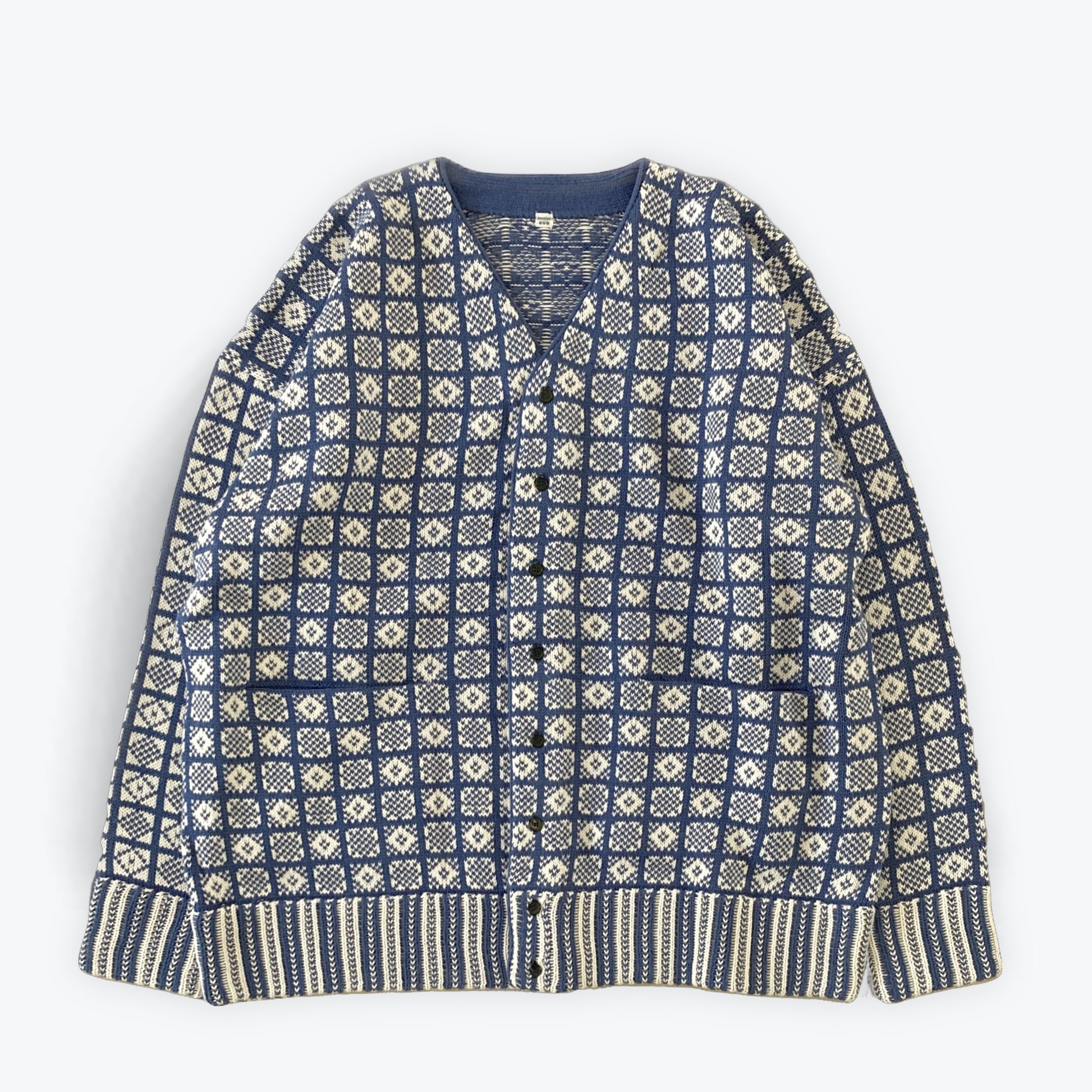 cleaveland ST~déformation~  V/Jacket long sleeve Blue